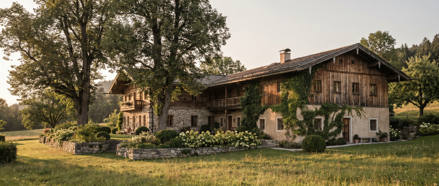 Traditionelles Landhaus in Ortslage, geerbte Immobilie in der Erbengemeinschaft