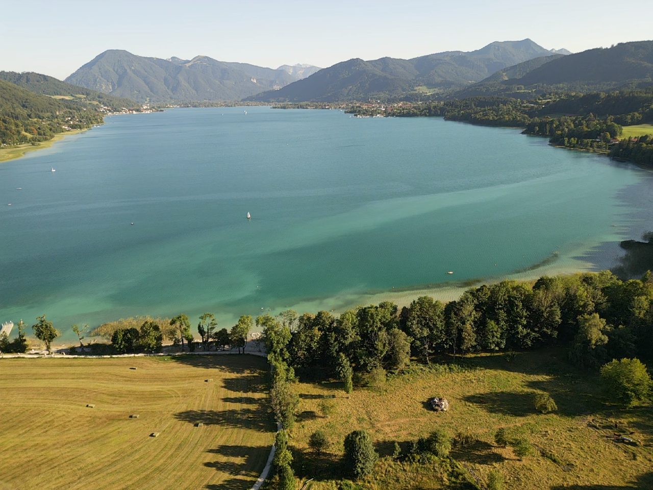 Tegernsee aus der Luft